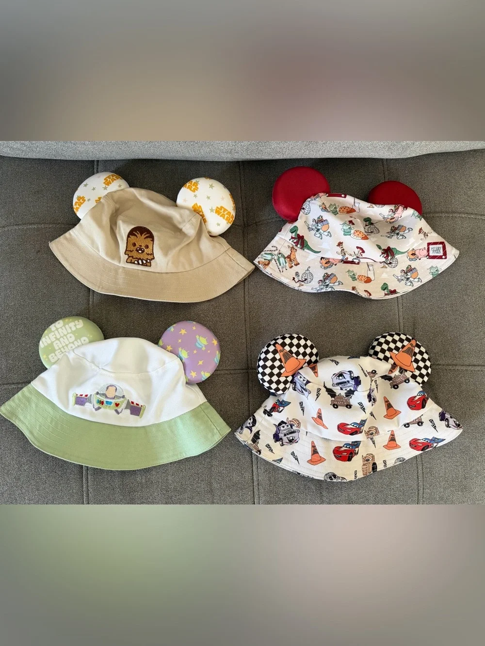 Cute Zo Bucket Hats - Set of 4